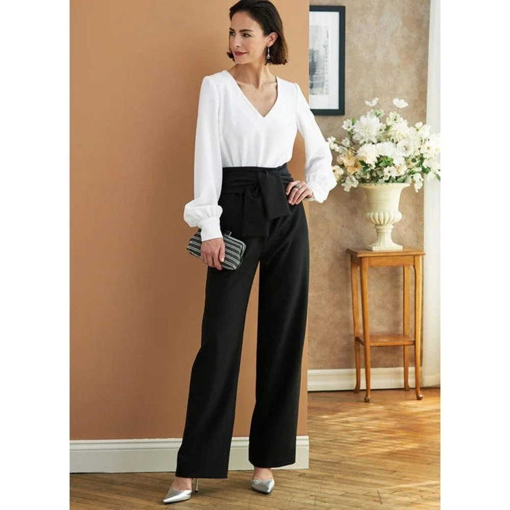 Butterick Sewing Pattern 6716 Jumpsuit Sash Misses Size 14-22